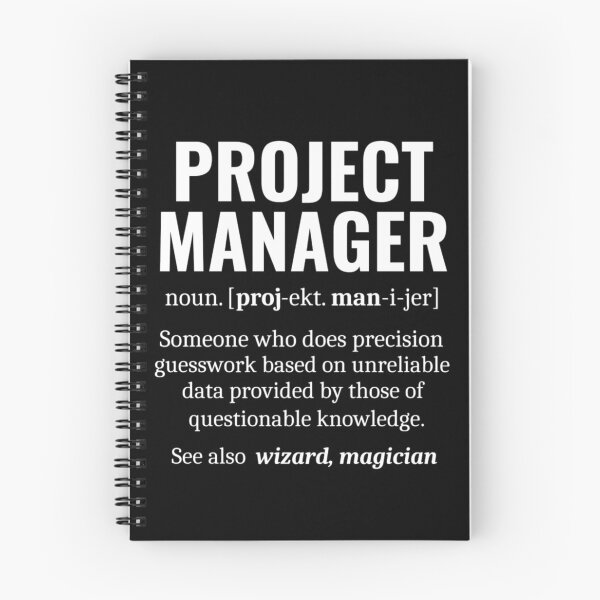 Item preview, Funny Project Manager Dictionary Definition designed and sold by chetan786.