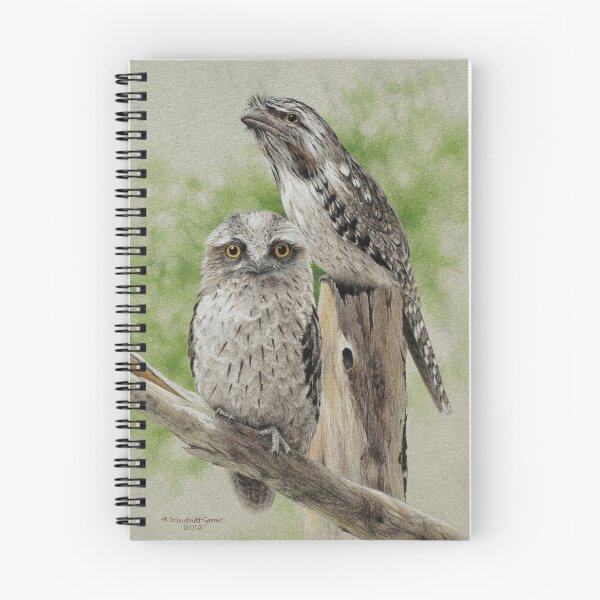 Item preview, Tawny Frogmouths designed and sold by Heidi Schwandt Garner.