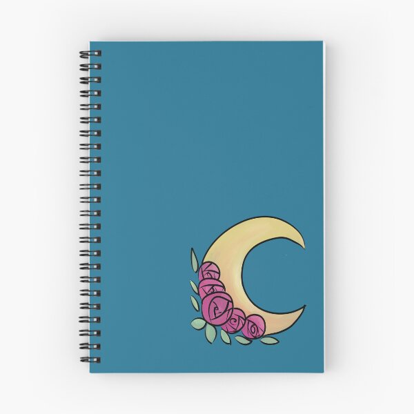 Item preview, Roses on a Crescent Moon Witchy Botanical designed and sold by Silver Sky by Janet.