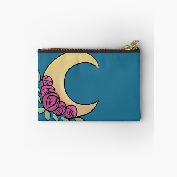 Item preview, Roses on a Crescent Moon Witchy Botanical designed and sold by Silver Sky by Janet.