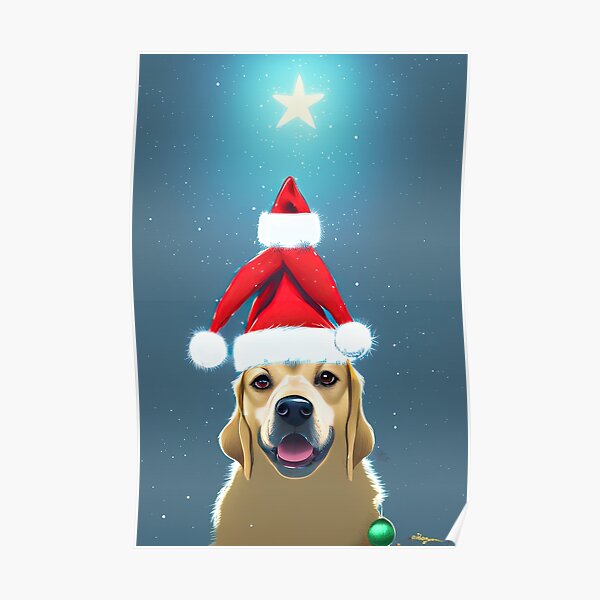 Westie Christmas Tree Dog Poster