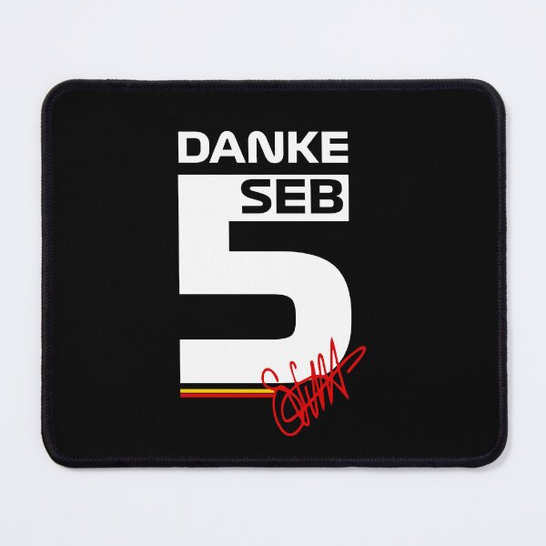 Item preview, Danke Seb Sebastian Vettel 5 designed and sold by dynamix360.