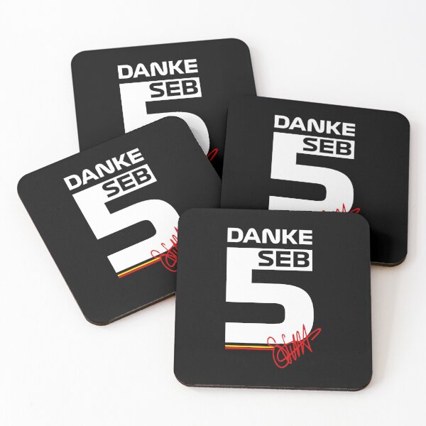 Item preview, Danke Seb Sebastian Vettel 5 designed and sold by dynamix360.