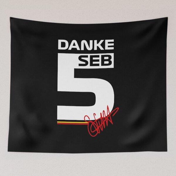 Item preview, Danke Seb Sebastian Vettel 5 designed and sold by dynamix360.