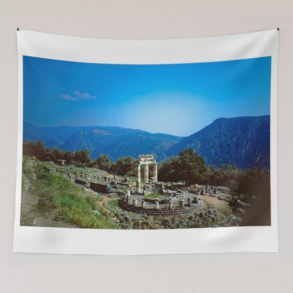Item preview, Remains of the Shrine of Athena and the Tholos, Delphi, Greece designed and sold by Priscilla Turner.