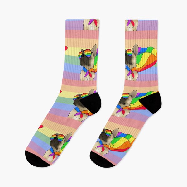 Item preview, French Bulldog- Ready for Pride! designed and sold by Barbara Gibbings.