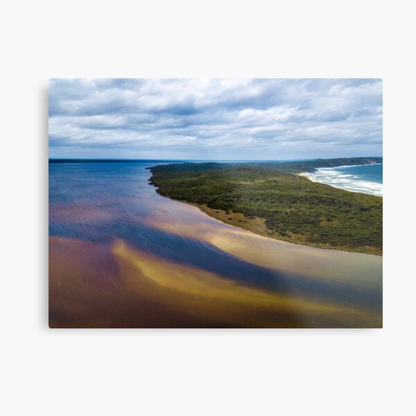 Denmark Coast Metal Print
