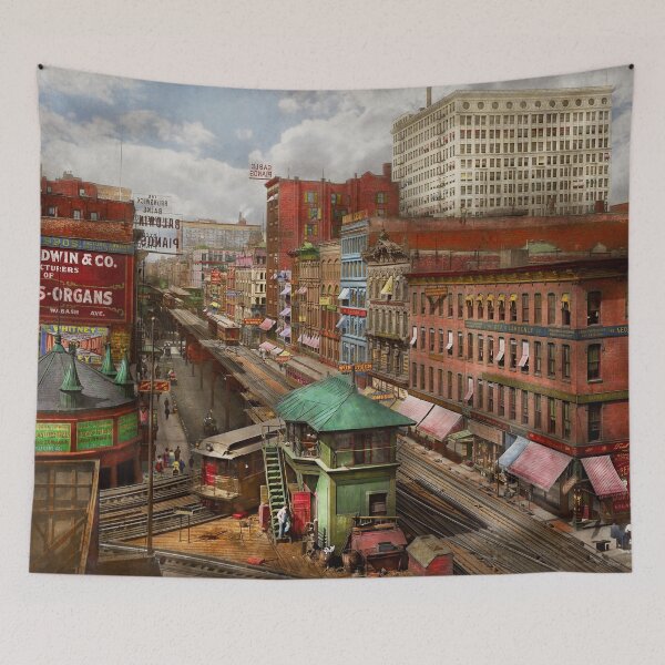 Item preview, City - Chicago - Piano Row 1907 designed and sold by Mike Savad Photography.