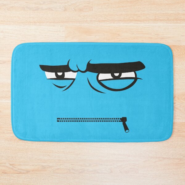 Item preview, That's My Happy Face - Funny Angry Face Expression (Blue Version) designed and sold by Abhishek Goldar.