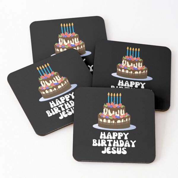 Item preview, Happy Birthday Jesus designed and sold by Cowboy Folly.
