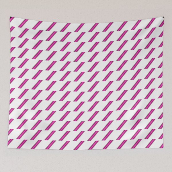 Item preview, Bright pink neon warning line background. designed and sold by Giree07.