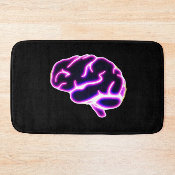 Item preview, Futuristic Neon Human Brain - Psychology, Neuroscience, Psych, Psychiatrist, Neuron, Dopamine, Serotonin, Mental Health, Mental Illness, Depression, Anxiety designed and sold by jadedscientist.