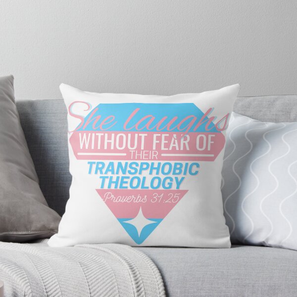 Item preview, She Laughs without Fear of their Transphobic Theology designed and sold by holyqueerit.