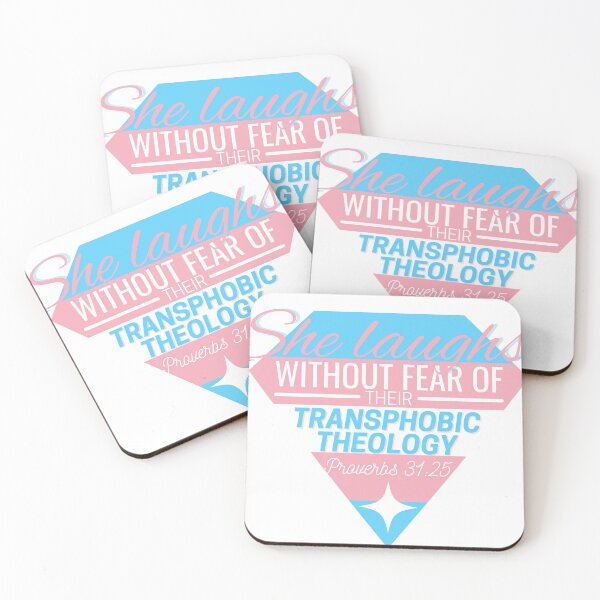 Item preview, She Laughs without Fear of their Transphobic Theology designed and sold by holyqueerit.