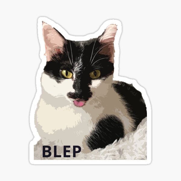 Blep Face Stickers for Sale