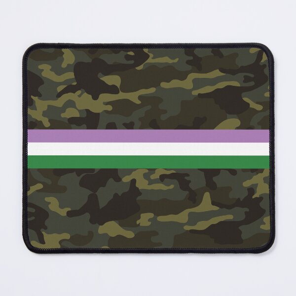 Item preview, Camo Genderqueer Pride designed and sold by Zillberry.