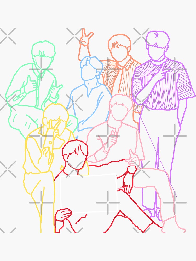 bts sticker by cash1122 redbubble