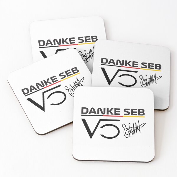 Item preview, Danke Seb Sebastian Vettel 5 designed and sold by dynamix360.