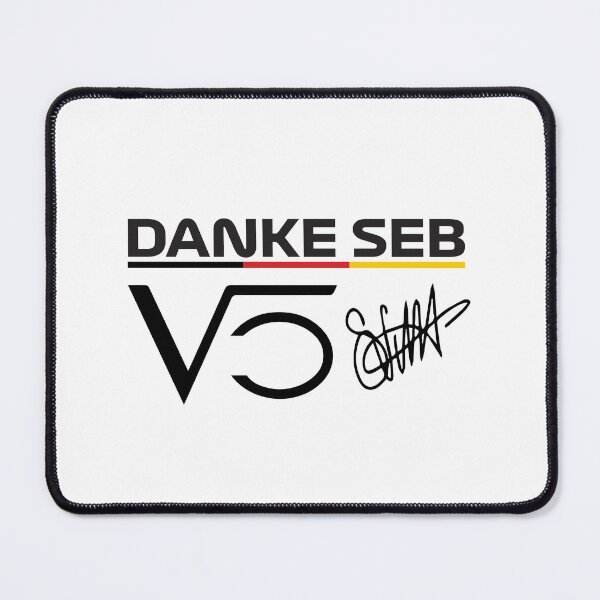 Item preview, Danke Seb Sebastian Vettel 5 designed and sold by dynamix360.