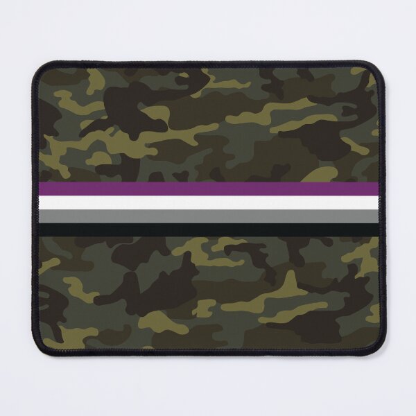 Item preview, Camo Asexual Pride designed and sold by Zillberry.