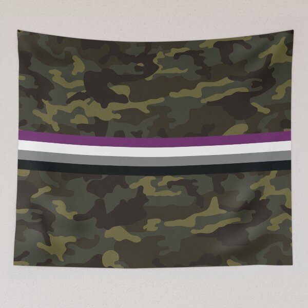 Item preview, Camo Asexual Pride designed and sold by Zillberry.