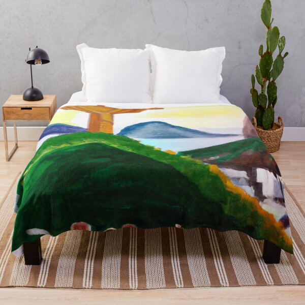 Item preview, Chilled Christ the Redeemer Sugar Loaf Mountain Scene with Samba Dancers designed and sold by junkandpop.