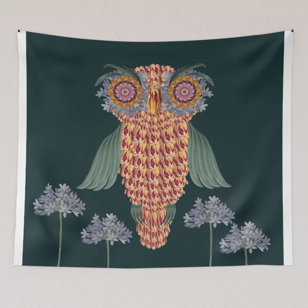 Item preview, Our flower owl #createarthistory designed and sold by MariaFernandes.