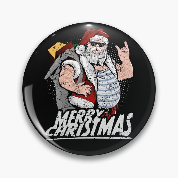 Artikelvorschau, Merry Christmas cooler tätowierter Weihnachtsmann mit Sonnenbrille entworfen und verkauft von MatSa007.