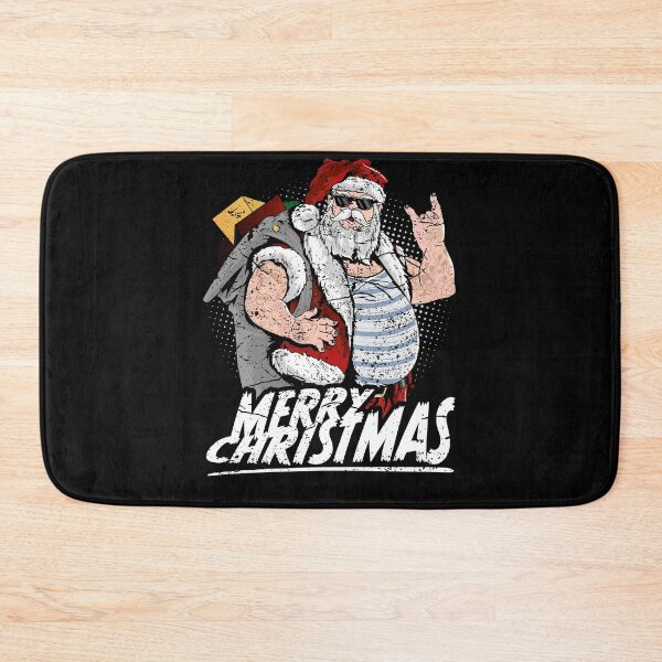 Artikelvorschau, Merry Christmas cooler tätowierter Weihnachtsmann mit Sonnenbrille entworfen und verkauft von MatSa007.