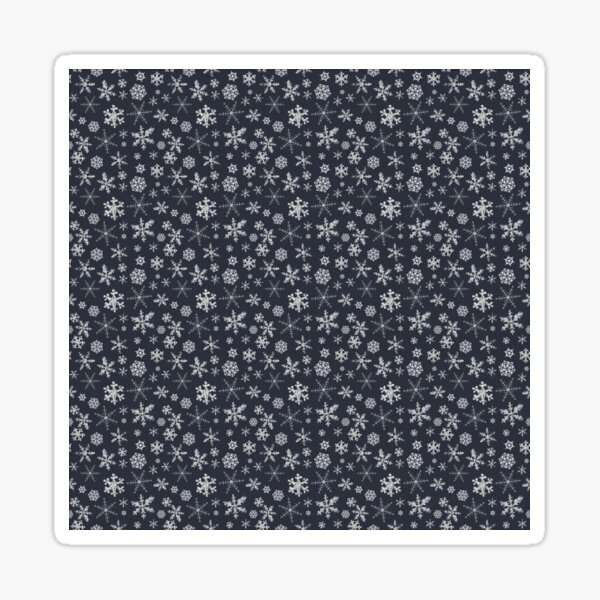 Snow Y'All, Dark Blue Sticker