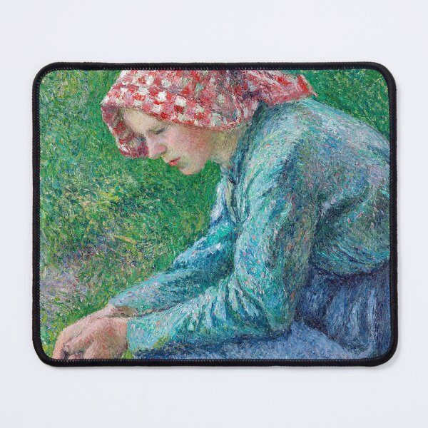 Item preview, A Seated Peasant Woman by Camille Pissarro - Great Arts designed and sold by InHerits.