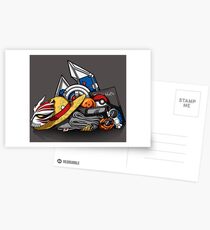 Anime Shonen & Monsters Postcards