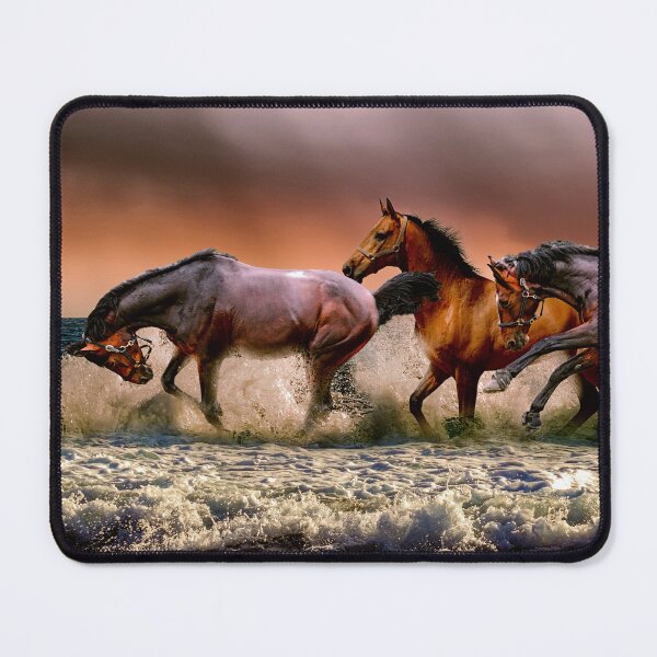 Item preview, Wild Horses running ashore designed and sold by InHerits.