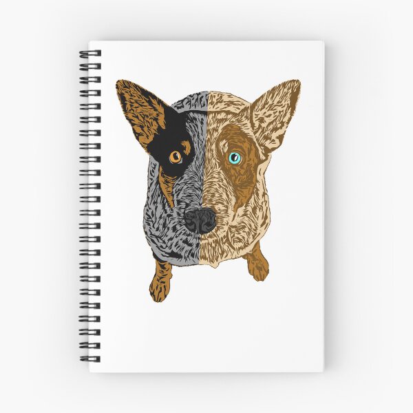 Item preview, Sitting Blue/Red Heeler (Australian Cattle Dog) Heeling Heeler designed and sold by sidehustledog.