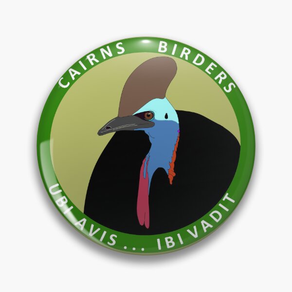 Item preview, Cairns Birders with motto and Cassowary designed and sold by CairnsBirders.