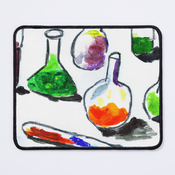 Item preview, illustration chemistry sets , test tubes and flasks designed and sold by optimusprime39.