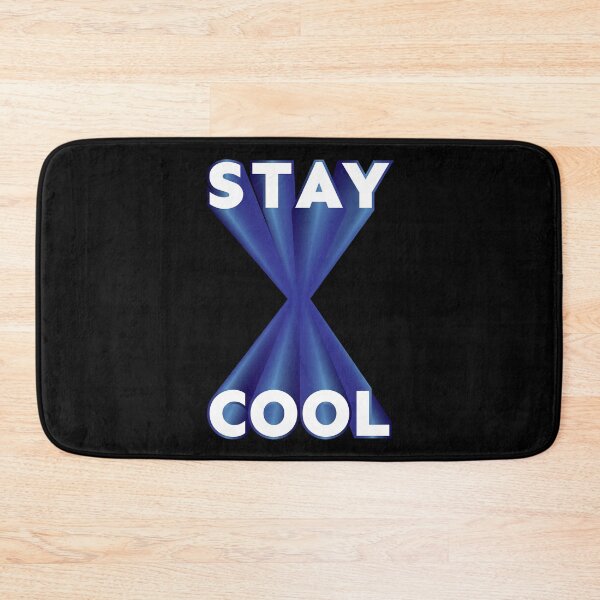Item preview, Stay Cool 3D text blue hour glass designed and sold by hockeng.