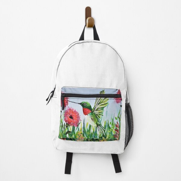 Item preview, Hummingbird Floral Painting designed and sold by KVELKY.