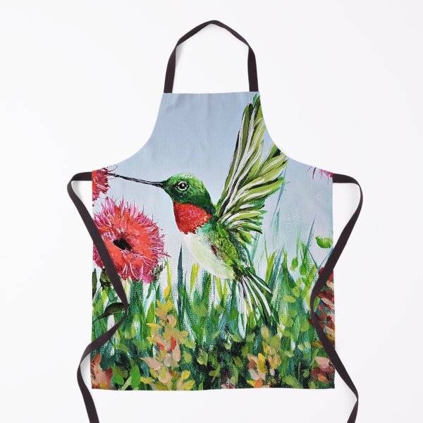 Item preview, Hummingbird Floral Painting designed and sold by KVELKY.