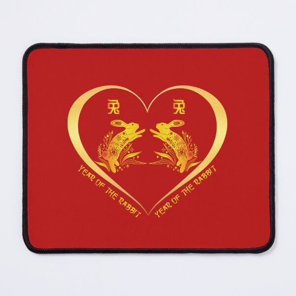 Item preview, Year Of The Rabbit And Year Of The Rabbit Couples Golden Chinese Zodiac Animals designed and sold by Karry-Pat.