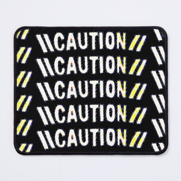 Item preview, Caution Tape With Glitch Effects designed and sold by Soaked-N-Bleach.