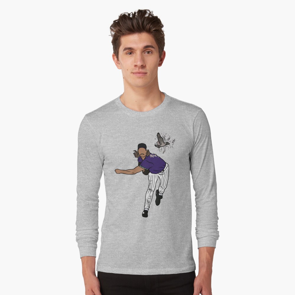 Randy Johnson Hits The Bird Kids T-Shirt for Sale by RatTrapTees