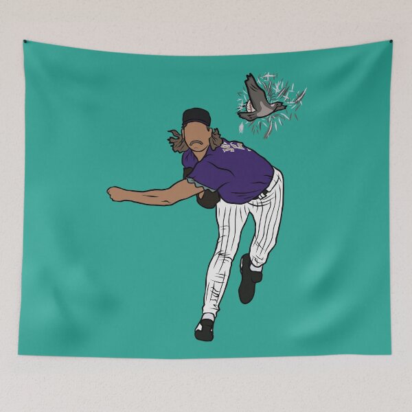 Item preview, Randy Johnson Hits The Bird designed and sold by RatTrapTees.