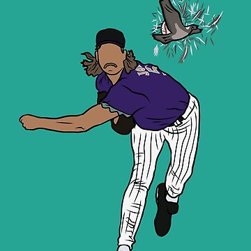 Randy Johnson Hits The Bird Kids T-Shirt for Sale by RatTrapTees