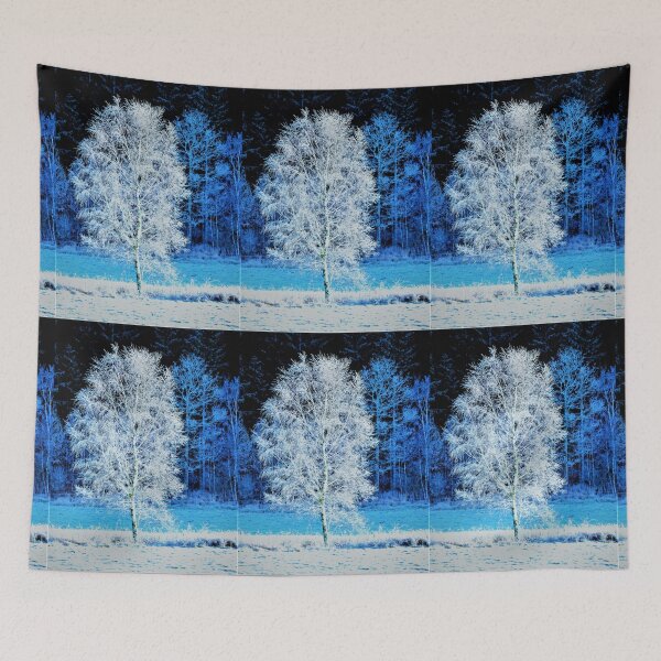 Item preview, Small tree in night winter dress designed and sold by frugnusdesign.