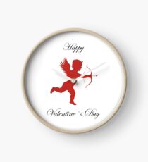 Valentine's Day Cupid Clock