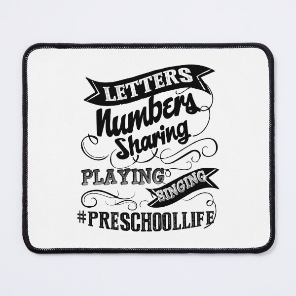 Item preview, Preschool Life Teacher Letters Numbers Sharing designed and sold by UnknownArtistt.