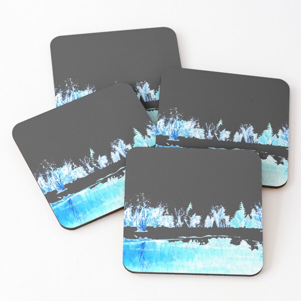 Item preview, Neon Blue Winter Wonderland designed and sold by ChristinasMess.