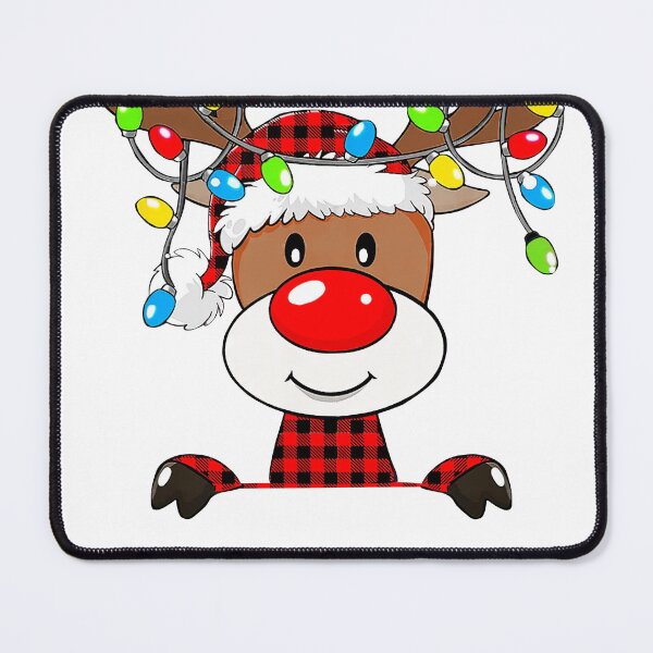 Item preview, 5nd Grade Squad Plaid Reindeer Santa Hat Teacher Christmas designed and sold by SamArtistbyAUS.