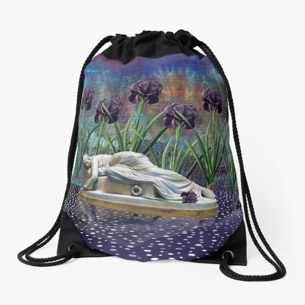Lady of the Lake Drawstring Bag
